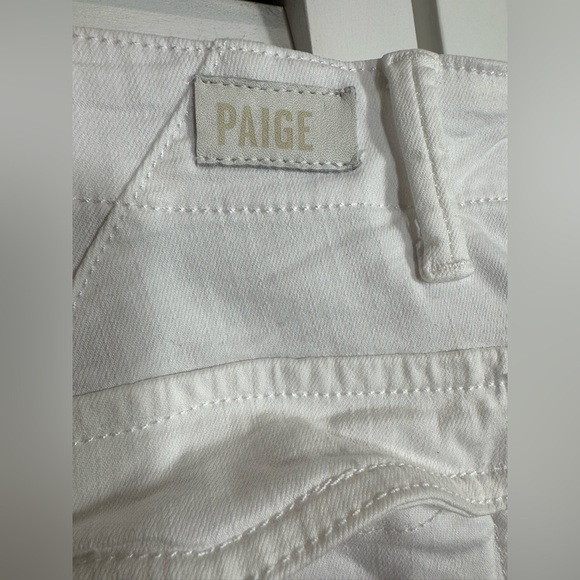 PAIGE Women's Mayslie Jogger Jeans in White Size 30 | 10 - Picture 8 of 8
